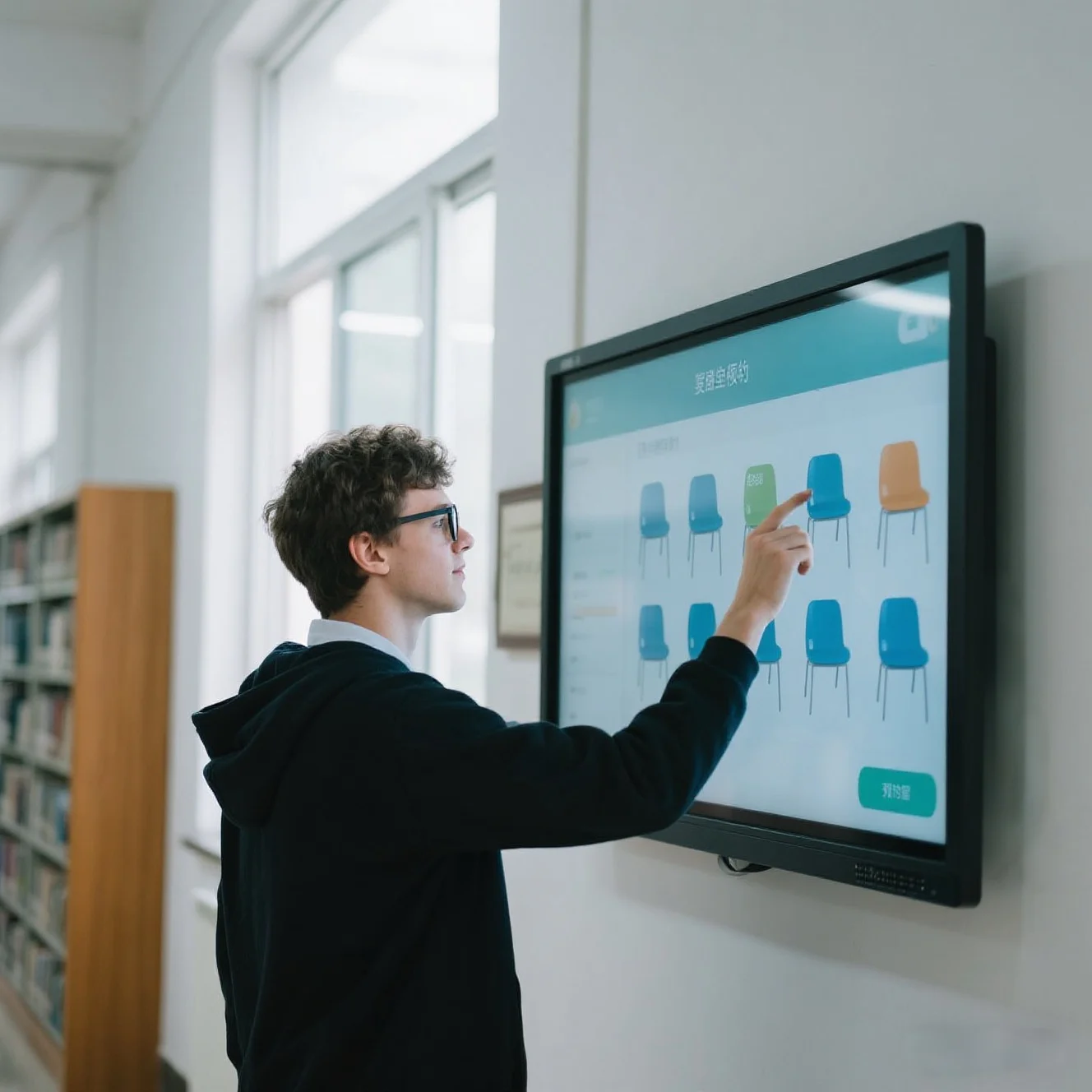 All-in-one touch computers application visual